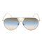 Victoria Beckham Vb208S 041 Silver / Blue Sunglasses Female One Size